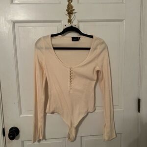 Out from Under Pale yellow thong body suit 💛